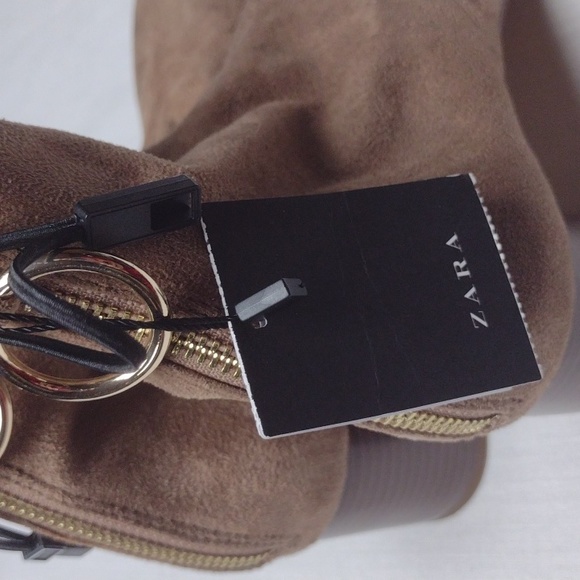 Zara Brown Ring Tap Heeled Ankle Boots - Picture 5 of 5